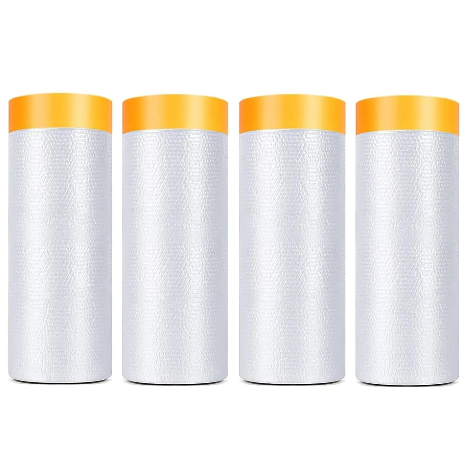 Pre Taped Painter Painting Vinyl Plastic Film Decoration Light Weight HDPE Speedy Masking Film With Tape Roll for Car