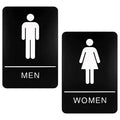 Custom Restroom SignAcrylic or PVC Materialshigh Viscosity Double-sided Adhesive  Use for Offices Restaurantsbathroom