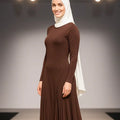 YXD152 2026 Eid Muslim Women Dress Islamic Hijab Traditional Luxury with Basic Style Long Dress Special Texture Design