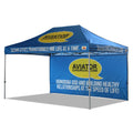 Custom Trade Show Advertising Tent 10x15 40mm Hexagon Aluminum Frame 600D Oxford Fire Retardant Waterproof UV Resistant