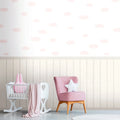 Made in Germany Photo Wallpaper Murals Wall Panels Cream White Pink Non Woven Vinyl Wall Mural Clouds for Hotel - 280 x 159 m
