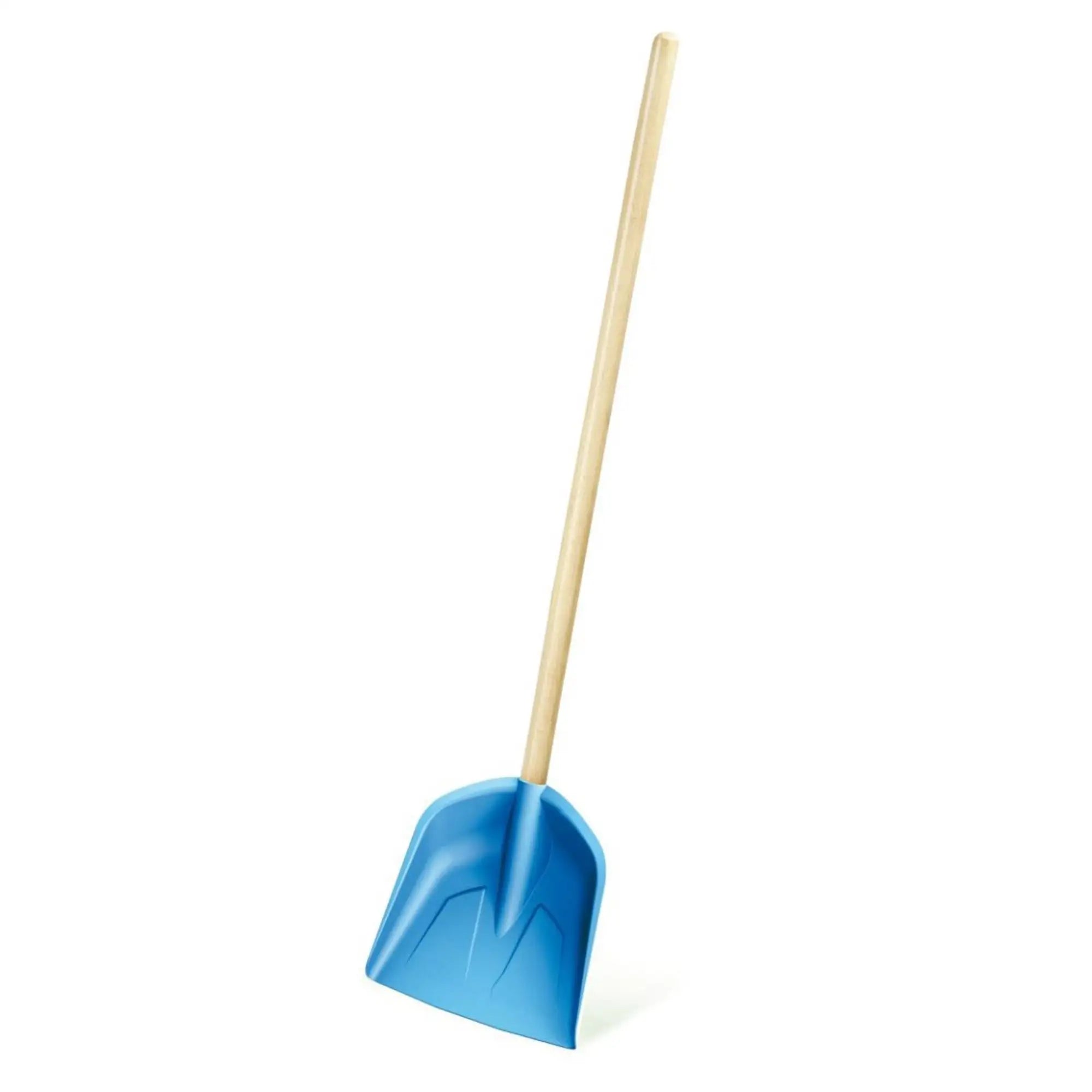 Load Baby snow shovel with wooden handle 22mm x 61cm light blue
