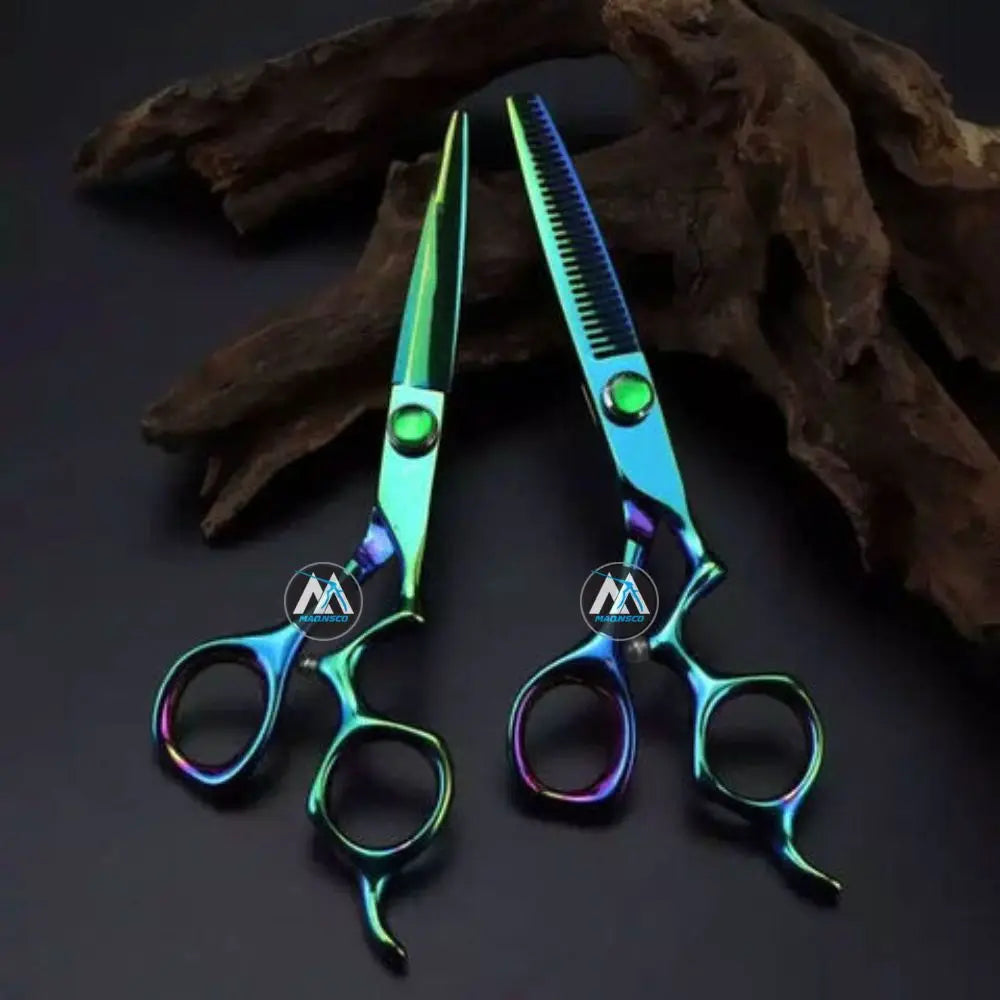 Hairdressing Scissors Set kit Package Includes Barber salon scissor + thinning scissors