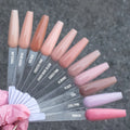 Wholesale 10ml/1oz Acrylic Nail Powder Cover Pink Nude Buttery Crystal Clear Acrylic Powder