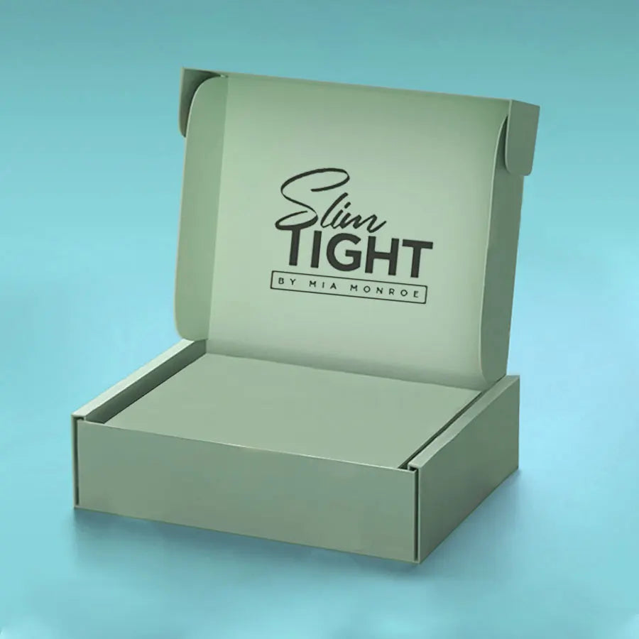Luxury Clothes Packaging E Flute Corrugated Box Green Mailer Boxes With Custom Logo