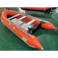 CE Certified 4m 5m 6m Inflatable Fishing Dinghy Hypalon PVC Material Rowing Boat for Drifting Outdoor Activity