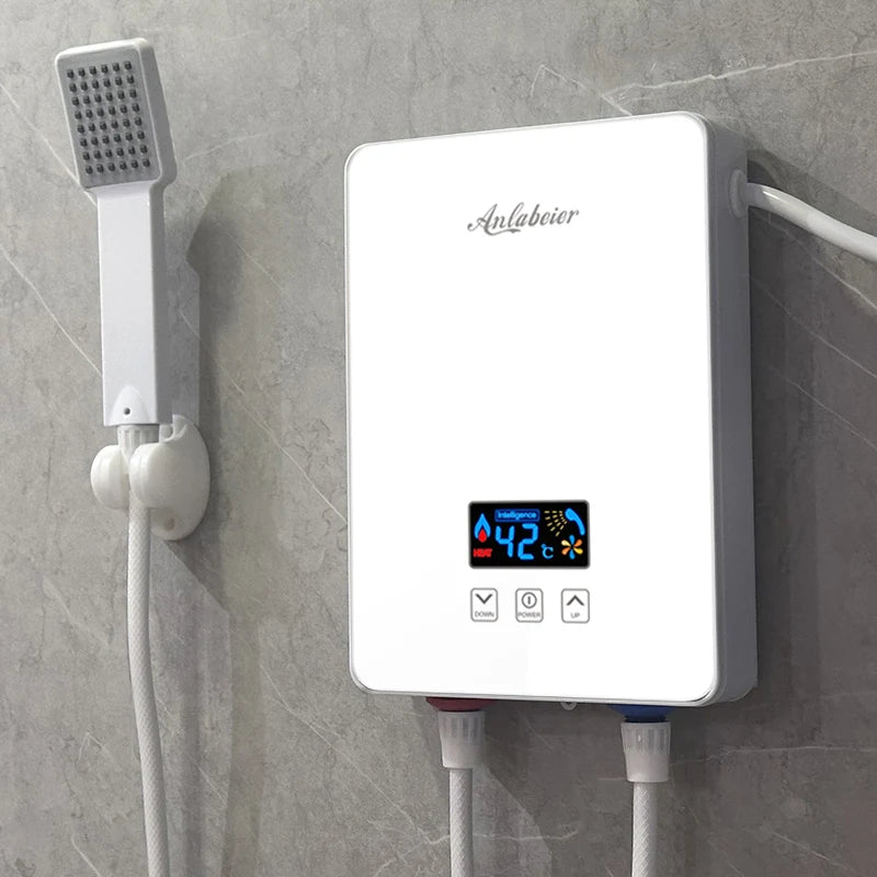 Instant Mini Tankless Water Heater Hot Instantaneous Water Heater System for Kitchen Bathroom