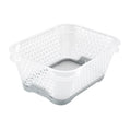 Storage box 16 x 12 x 7 white and Nordic grey