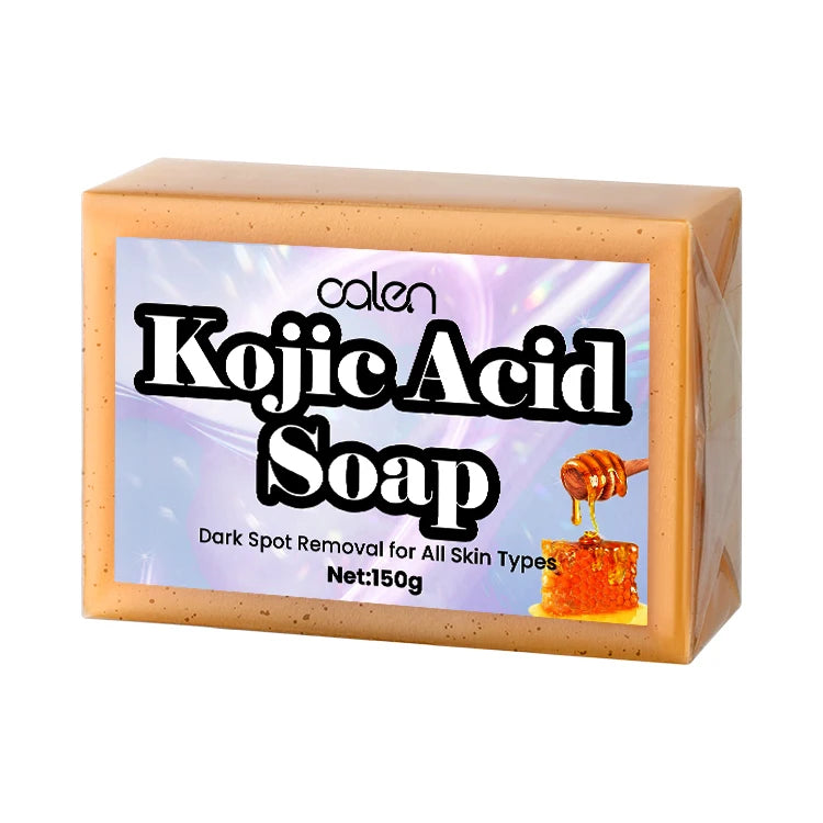 Luxfume Customs Logo Hand Improves Roughness Handmade Whitening Face Kojic Acid Soap Bar
