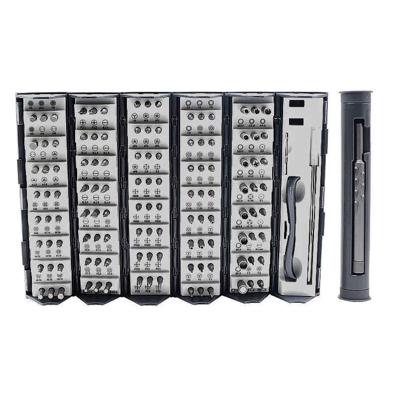 128 in 1 Precision Screwdriver Set Magnetic Phillips Torx Screw Driver Bits Portable Professional Electronic Repair Tool Set