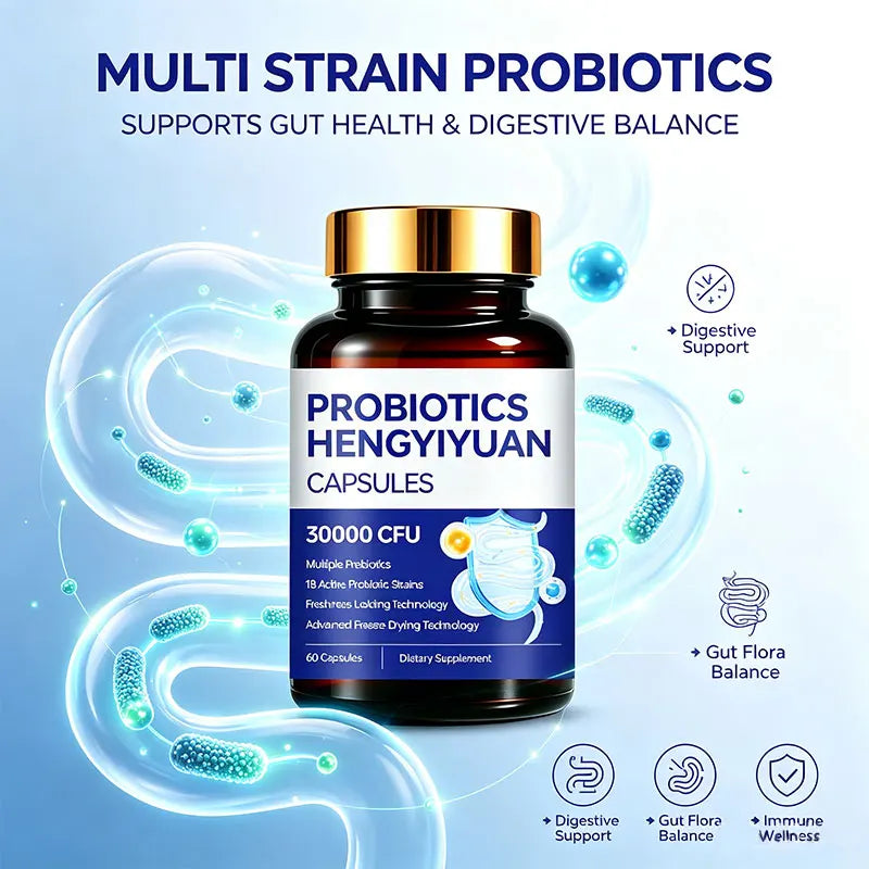 OEM Probiotic Capsules Digestive Health Supplement Gut Balance Formula With Probiotic Blend for Daily Wellness Immune Support MegaBDM