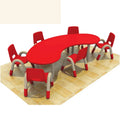 Plastic Kids Table and Chair Set for Montessori Preschool Kindergarten Daycare Toddler Indoor Classroom Activity Furniture Setup
