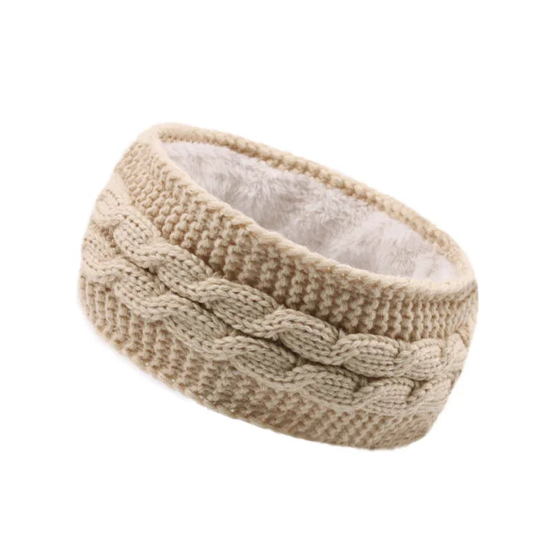 Winter 2023 Acrylic Knitted Elastic Headband Spring Colors for Kids and Women