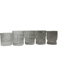 Striped Shot Glass Set for Party Occasions