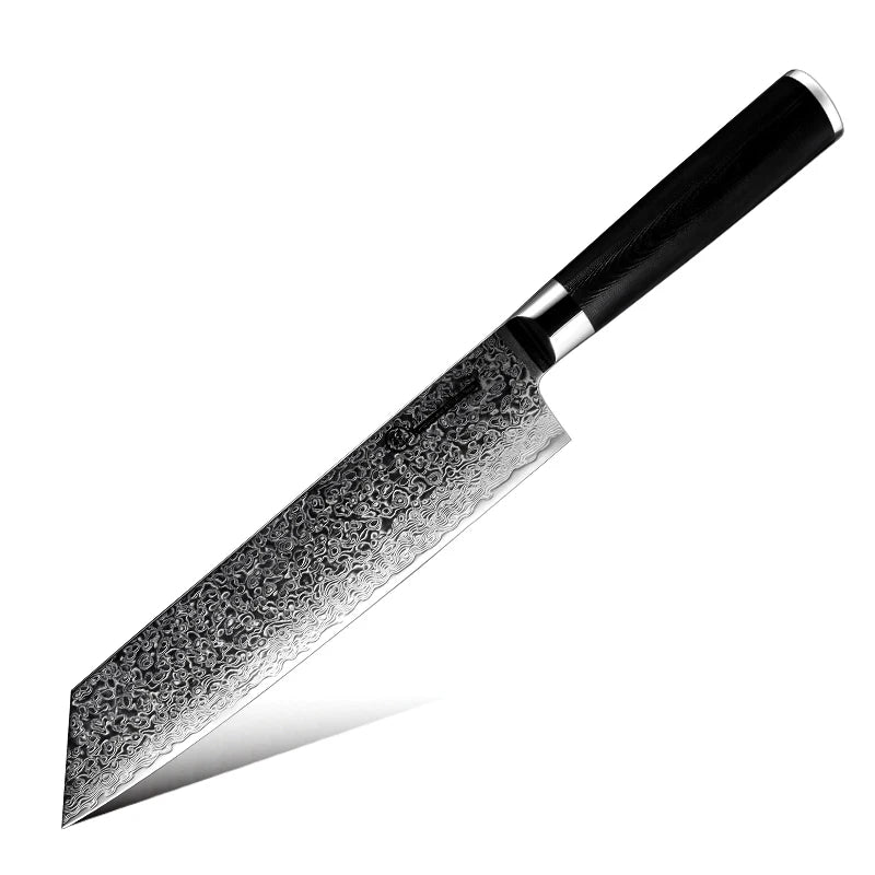 Grandsharp 8.2" Inch Japanese AUS10 Damascus Steel Kitchen Chef Knives Sharp Gyuto Kiritsuke Knife with G10 Handle