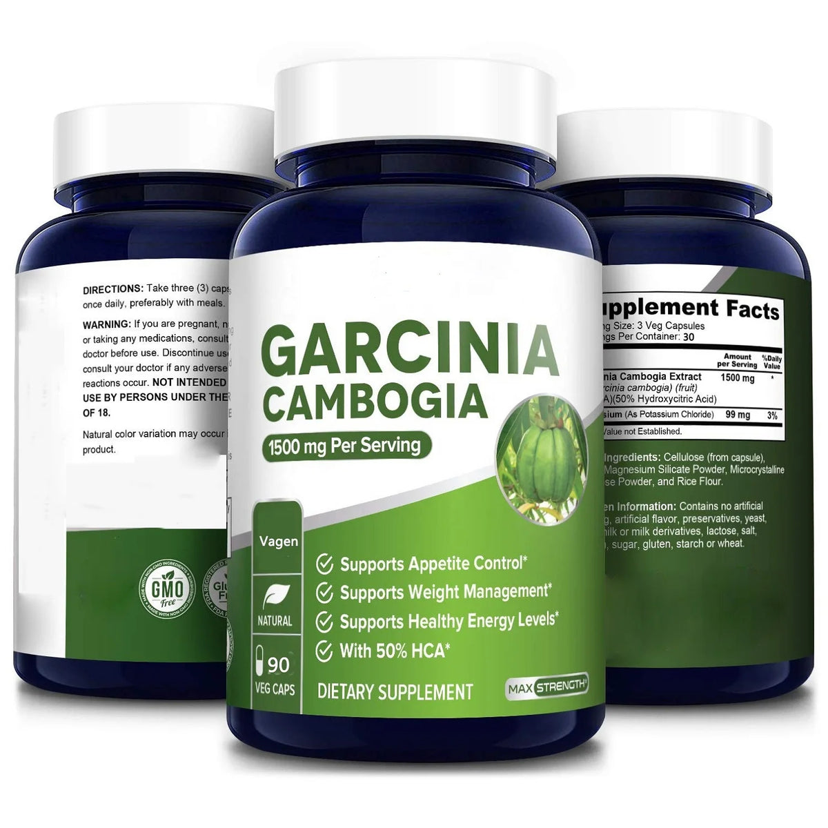 Private Label Natural HCA Effective Garcinia Cambogia Capsules Pills Supplements MegaBDM