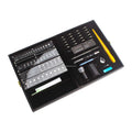 Boasta 14-in-1 Ring Measurement Diamond Inspection Kit Metal Mandrel Diamond Selector Pen 30 Loupe Prism Jewelry Making Tool Set