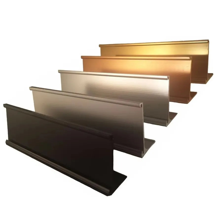 Custom Aluminum Holder Reserved Table Parking Sign Plates Office Desk Name Plate MegaBDM
