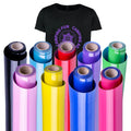 Renlitong Htv Flex Vinyl Textile Roll High Quality Beautiful Pu Matte Heat Transfers Vinyl Sticker for T-shirt Clothes