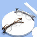 TR90 Blue Light Blocking Glasses Frame Unisex Computer Eyeglasses Round Retro Black Women Optical Glasses