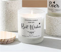 Handmade Soy Wax Aromatherapy Candles Frosted Glass Cups High-End Wooden Lid Smokeless for Home Bedroom Gifts for Diwali Ramadan
