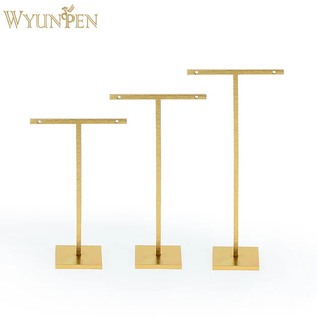 Jewelry Earrings Display T bar Metal or Wood Earring Display Stand Rack Jewelry Display Earring Holder