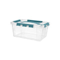 4.2 liter storage box lid with handle 29x19x12.4 Hubert blue collection
