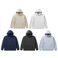 Vintage Hoodie 350gsm Fleece Warm Thermostatic Hoodie Sweatshirt Heavyweight Solid Color Oversized Loose Warm No-String Hoodie