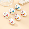 Fenyi Wholesale Women Jewelry  Trendy Vintage Unique Daily Party Gift High Quality Bohemian Metal Oil Drop Butterfly Earrings