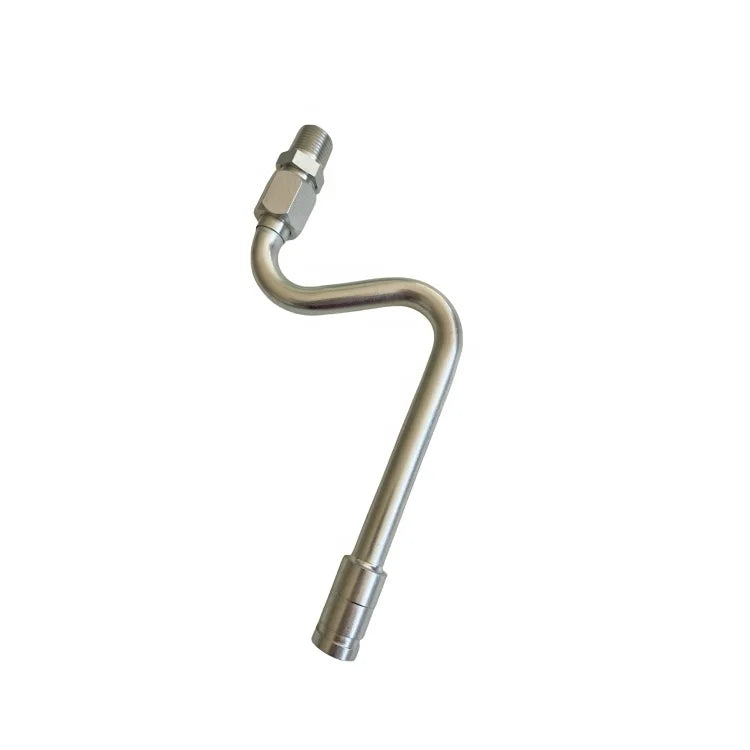 Diesel Engine Spare Parts Stainless Steel CNC Tube Bending Injector Fuel Supply Tube