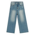 Jeans Manufacturer Custom Designer High Waist Loose Oversized Wash Vintage Wide Legged Denim Pant Baggy Jean for Men
