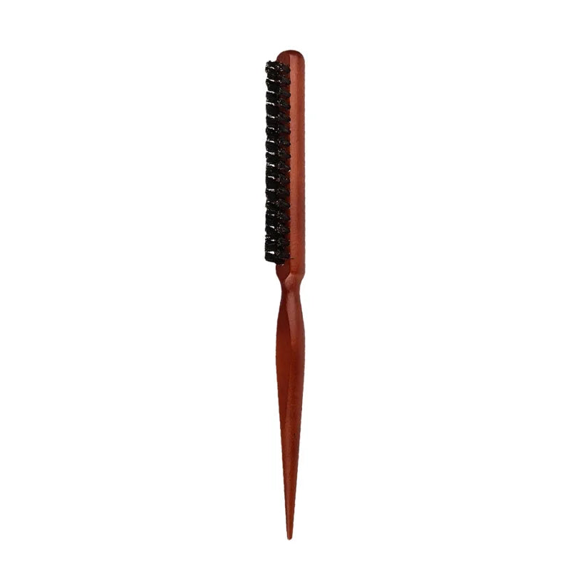 Premium Wooden Hair Comb Set with Boar Bristle and Vent Feature-Double Sided Styling Brush for Professional Home Results