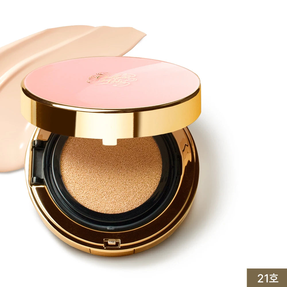 Korean CHALLANS De PARIS Best-Selling 15g Triple Film Former Fresh Volatile Semi-Matte Cover Pressed Powder Cushion 2 Colors All MegaBDM
