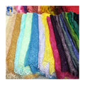 YX841-1 150CM*300CM 100 Polyester China Cheap Prices Embroidery Eyelash Lace Fabric for Dresses and Clothing
