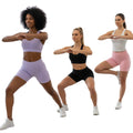 Womens Seamless Scrunch Workout Yoga Pants High Waist Peach Hip Compression Leggings Butt Lifter Sports Fitness Running Gym Wear