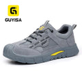 GUYISA New Steel Toe Safety Shoes Construction Site Safety Work Shoes