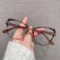Retro Cat Eye Glasses Frames Women Anti Blue Light Optics Eye Glasses Butterfly Shaped Gradient Eyeglasses Frames Wholesale