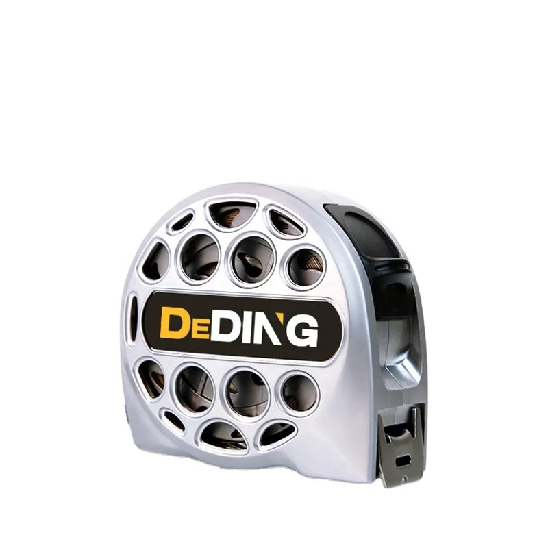 Stainless Steel Blade Tape Case Waterproof Retractable Double-Sided Automatic Return Metric 5M/7.5M Silver Hand Tools 1pc Box