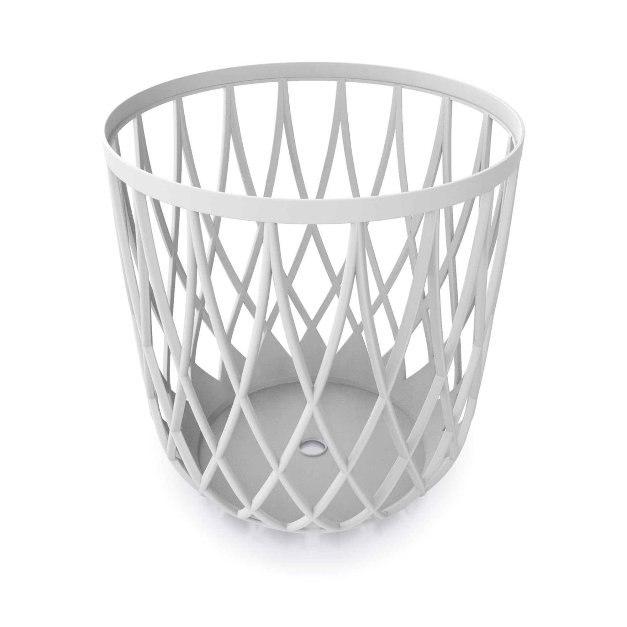 Prosperplast Uniqubo 55L Multifunctional Plastic Basket in Stone White Color 44.7 (length) x 44.7 (width) x 45 (height) cm