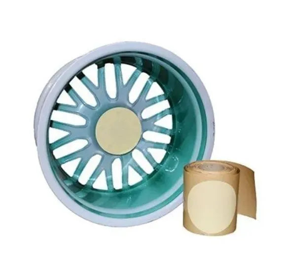 Die Cut Masking Discs for Alloy Wheel Hub Protection