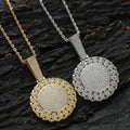 Wholesale Classic Christian Party Zircon Bling Bling Hip Hop Heart Shape Unisex Women's Pendant Necklaces