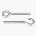Stainless Steel 304 Sheep Eye Carriage Bolt Open and Closed Ring Hex Head DIN Standard Sizes M4M5M6M8M10M12M16M18 25mm