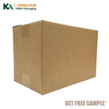 KAKA Wholesale Custom Logo Heavy Duty Brown Corrugated Shipping Kraft Boxes Cardboard Master Moving Carton