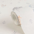 Modern Floral Wallpaper Rolls-Made in Germany Non Woven Beige Yellow Grey-10.05x0.53m-for Kitchen & Gym