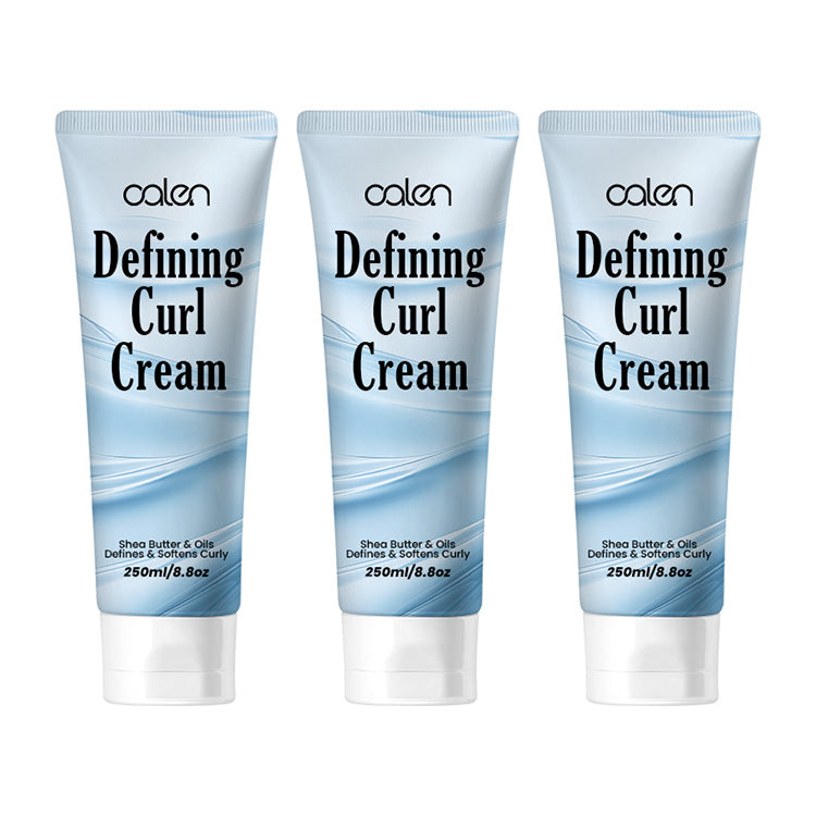 Luxfume 250ml Hydrated Anti-Frizz Styling Cream Vegan Strong Hold Nourishing Defining Curl Cream for Hair OEM ODM
