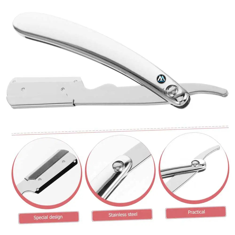 Manual Razor Blades Holder Sturdy Stand for Shaving Eyebrow Grooming Beard Maintenance