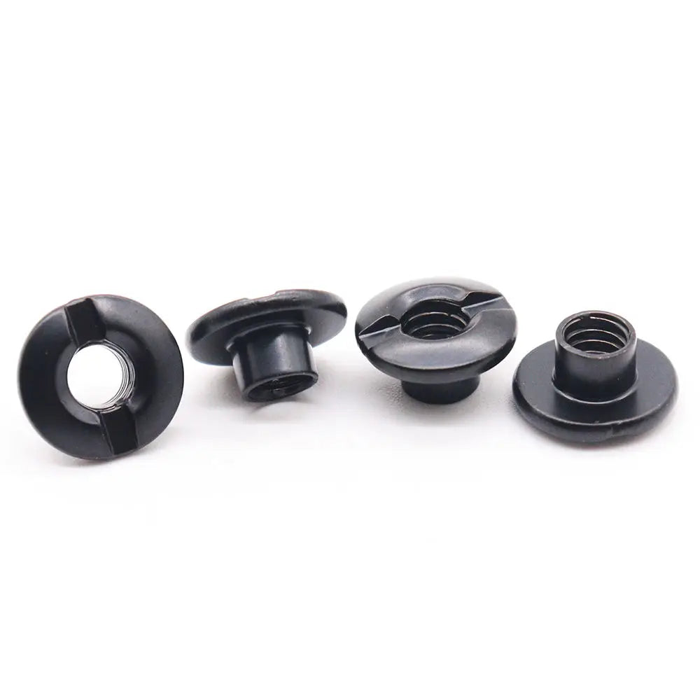 Jintai Nickel Plated Carbon Steel M3 M4 M5 Cross Flat Head Chicago Screw Rivets for Leather Belt Bag