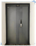 Low Maintenance Elegant Cast Aluminum Front Door with Decorative Glass for Lasting Beauty Cast Aluminum Door