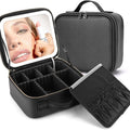 2025 New Hot Selling Luxury Beauty Custom Logo Printed Square Makeup Bag Waterproof Brush Travel Bag Sponge