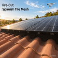 8 Inch X 5 Feet Precut Flexible S Tile Roof Compatible Easy Install Critter Protection Solar Panel Bird Guard Mesh MegaBDM